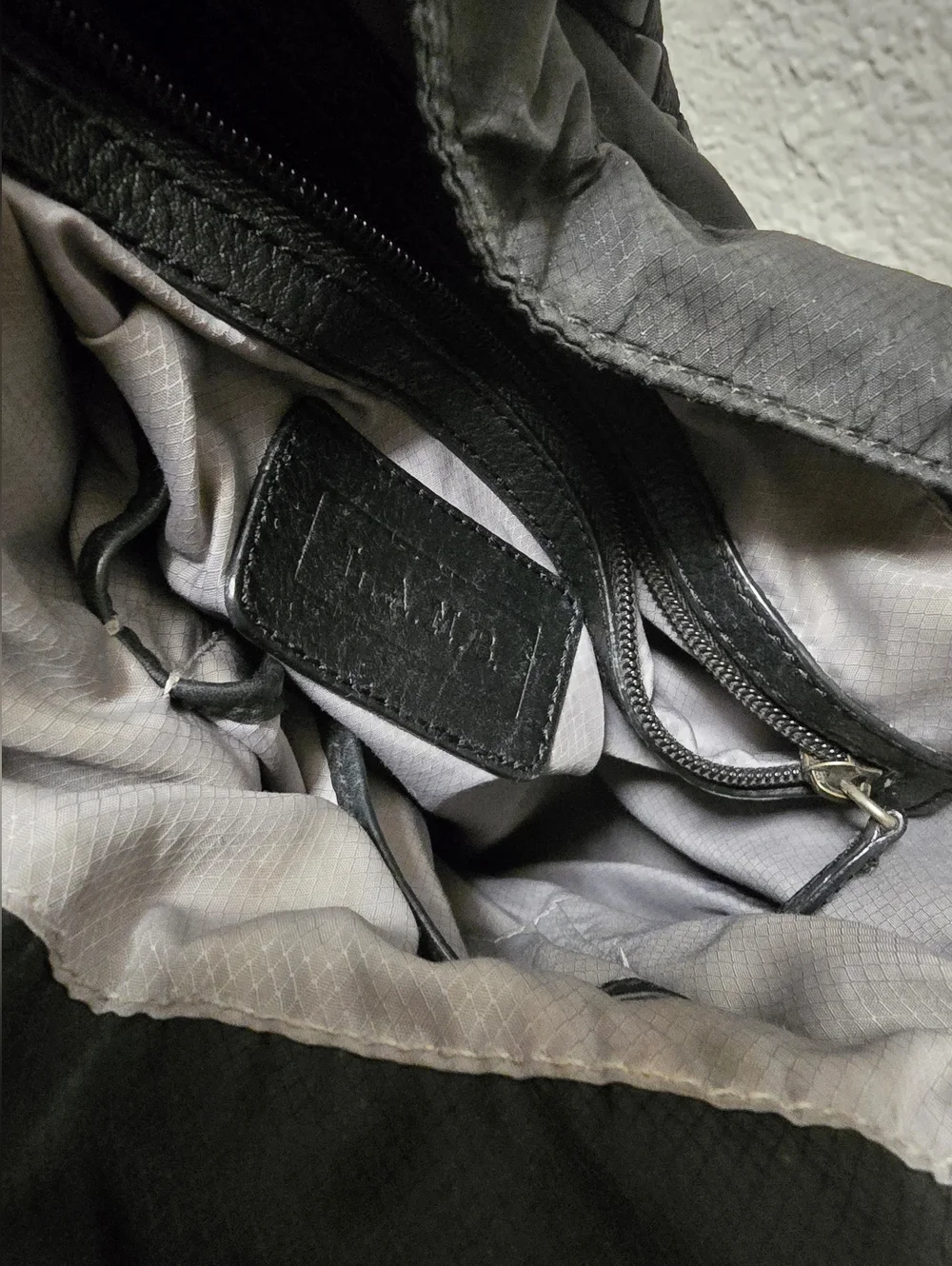 L.a.m.b. Black Nylon Tote Y2k - Picture 4 of 12